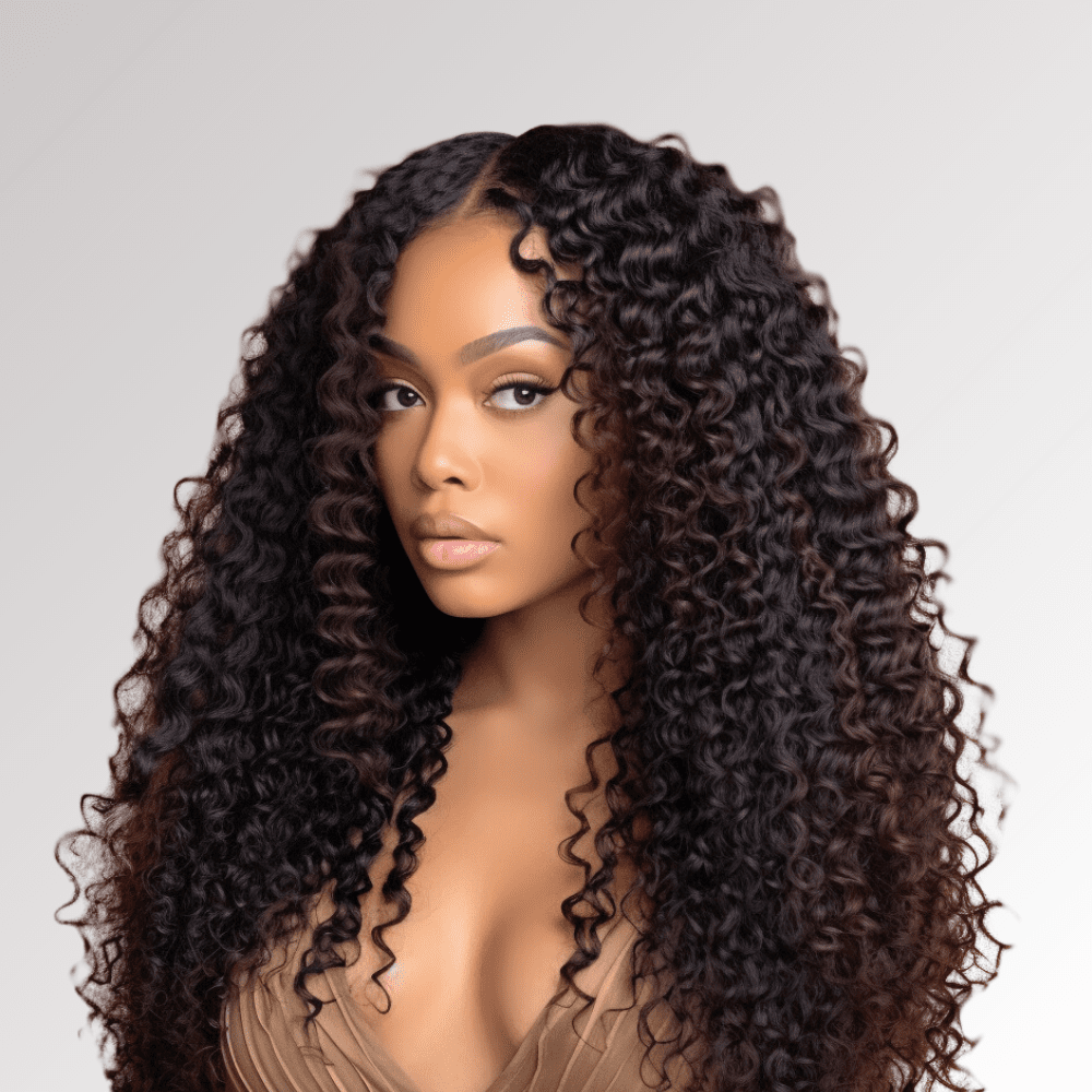 Beginner Friendly Curly HD 5x5 Glueless Lace Closure Wig