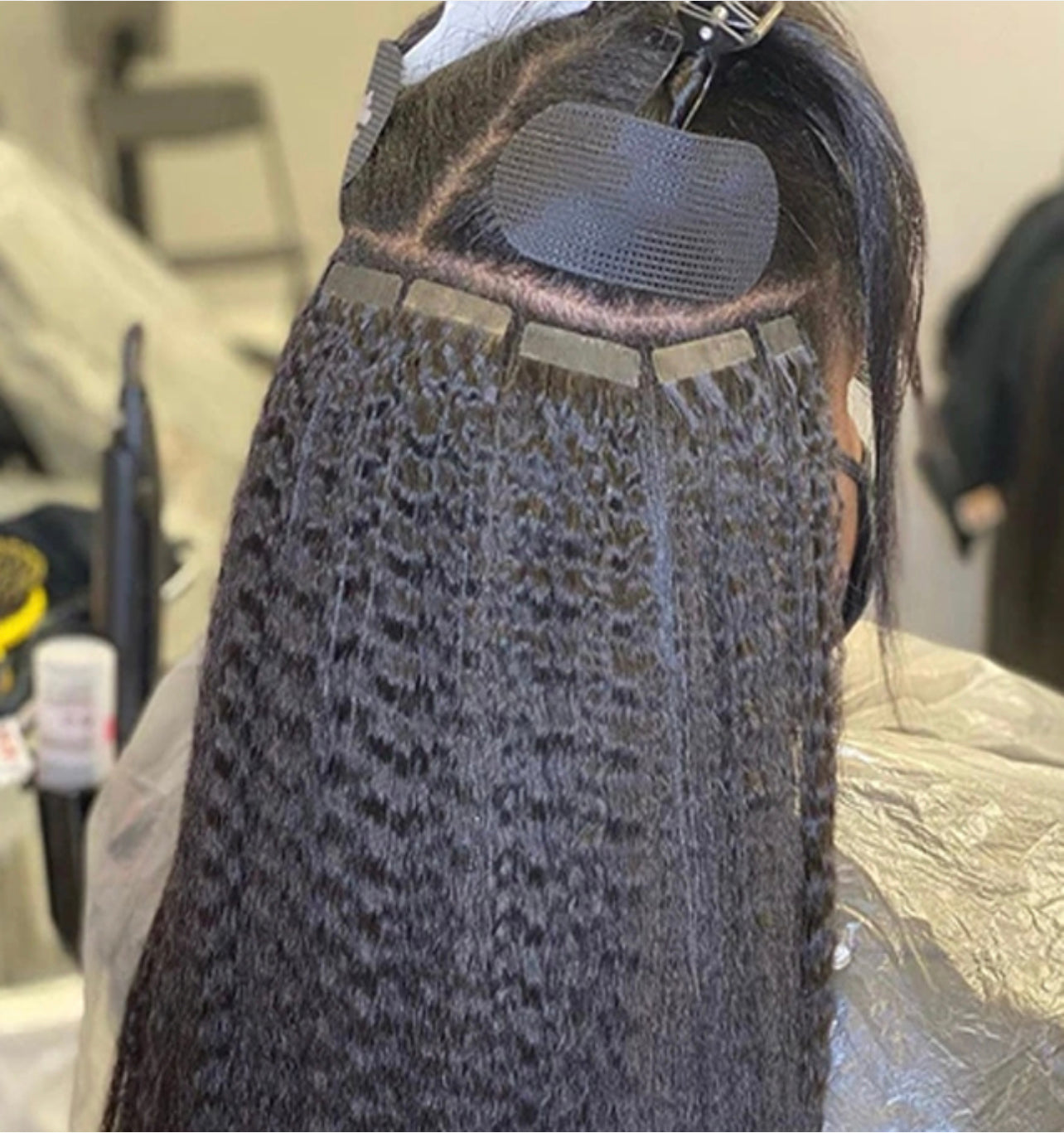 Pure SEA Kinky Straight Tape In Extensions 50 grams