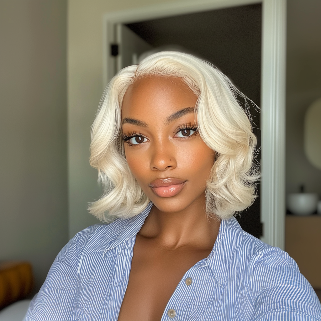 “Bombshell” Glueless Front Lace Wig