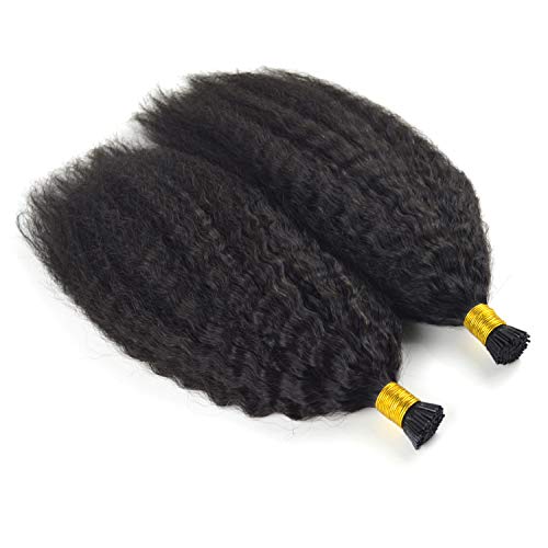 Kinky Straight I-Tips 100 pcs