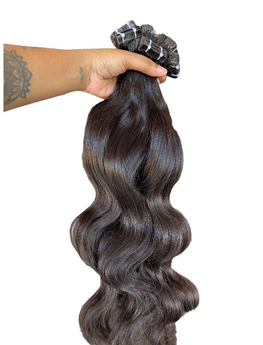 Pure Cambodian Wavy Tape In Extensions 50 grams