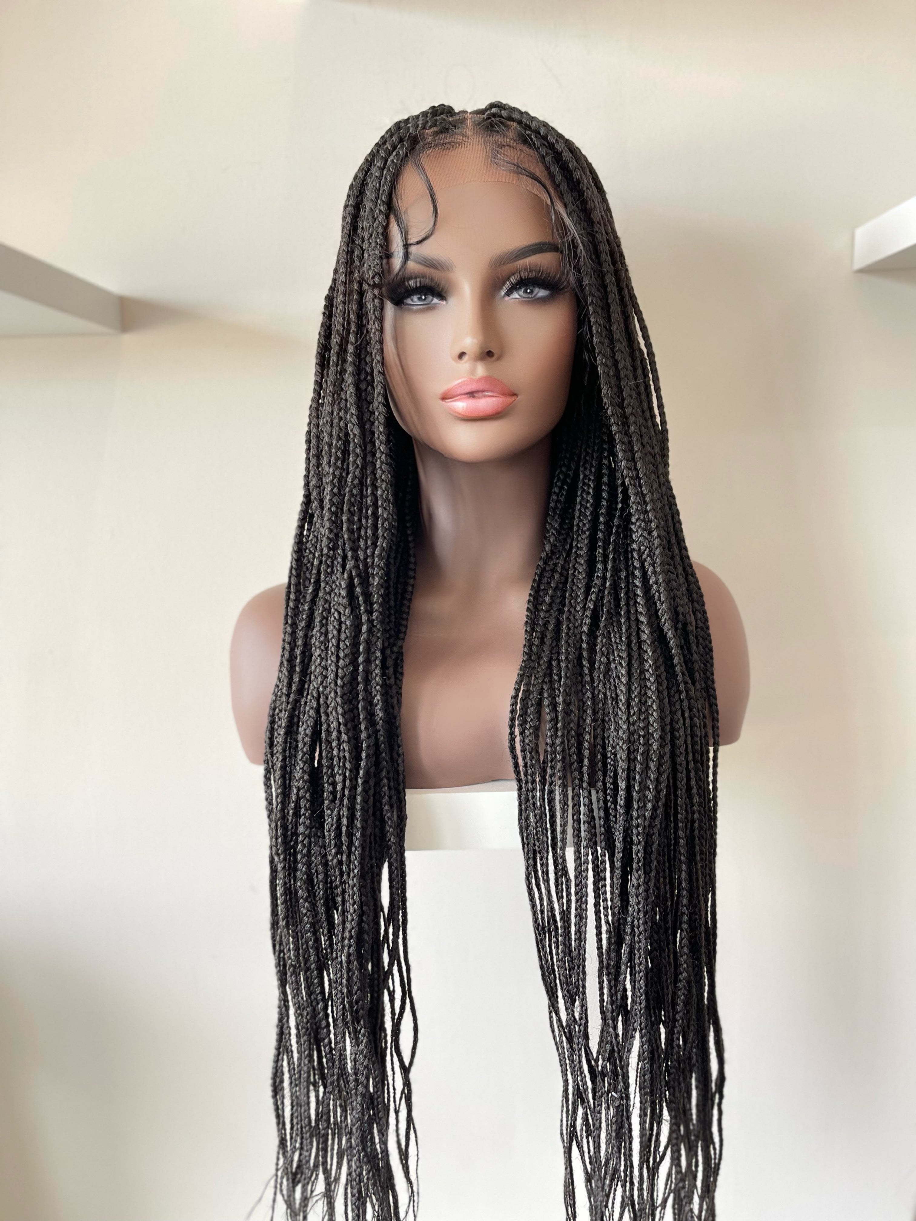 “Jhene” Knotless Hand Braided Wig